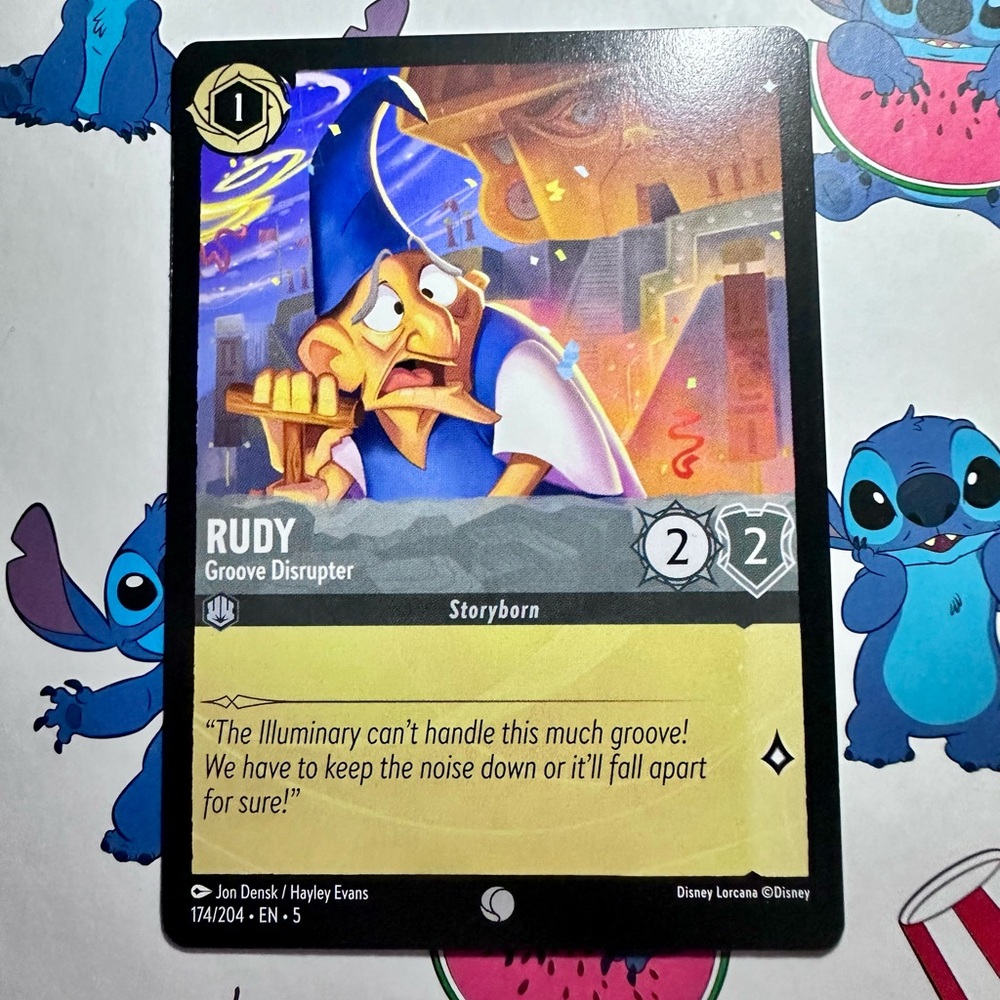 rudy 174/204 [emperors new groove] - common — disney lorcana: shimmering skies